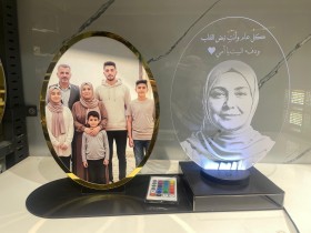 لوحة إضاءة ثلاثية الأبعاد مخصصة مع صورة