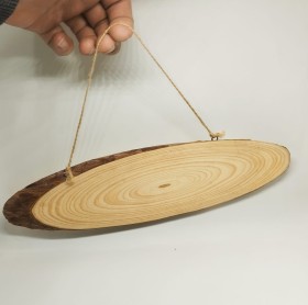 قطعة جذع خشبية للديكور