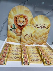 صواني خشب مع ستاند