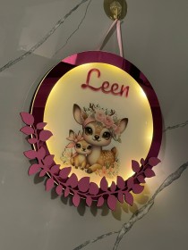 تعليقه بيبي اكريلك مع اضاءة