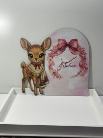 ستاند مع صينيه الخشب